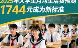 2025年大学生生活费平均达1744元，生活成本持续攀升