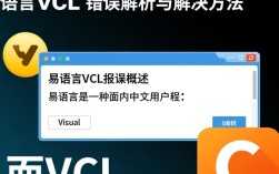 易语言VCL报错原因探析，是代码错误还是系统问题？