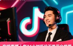 24小时直播人气提升，抖音快手免费下单平台推荐