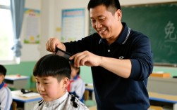 体育老师跨界技艺，为学生免费提供专业理发服务