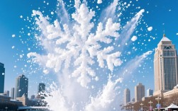哈尔滨惊现雪花飘舞如梦奇观