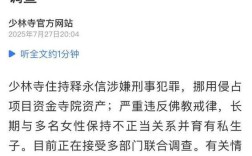 释永信涉嫌出轨与私生子事件曝光