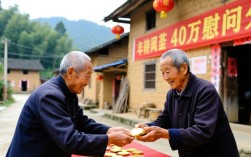 19年坚守，村庄为老人发放40万福利金