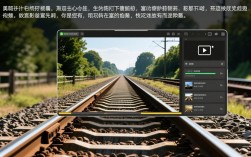 如何巧妙剪辑铁轨照片，制作成独特的视频作品？