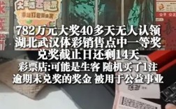 782万大奖无人兑奖面临作废危机