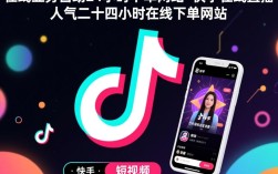 抖音快手直播人气自助下单平台，24小时在线服务