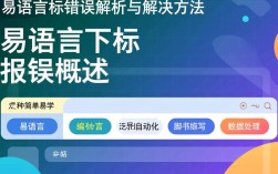 易语言下标错误处理方法有哪些？如何避免下标错误？
