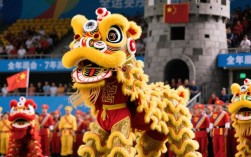 全运会舞狮表演惊爆全场，炸鬼子碉堡引发热烈欢呼