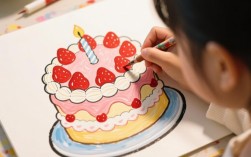小红书蛋糕图片绘制指南
