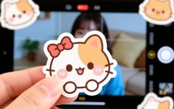 视频剪辑技巧，轻松为视频添加可爱贴纸的完整步骤