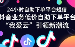 我爱云，抖音业务24小时低价自助下单平台短信服务