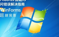 Winform加载JS错误处理指南
