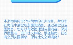 如何一键清空微信朋友圈中的所有动态？