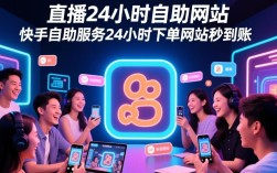 24小时全天候自助服务，dy直播&快手下单秒到账平台