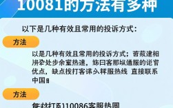 如何向10086投诉通信问题？