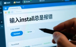 为什么输入install命令总是出现错误提示？排查解决方法是什么？