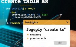 创建表时使用CREATE TABLE AS命令出现错误问题解析