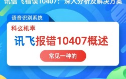 讯飞报错10407是什么原因？如何解决？