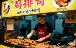 南京鸡排哥4小时狂卖1000份，人气爆棚！
