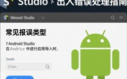 Android Studio 导出APK时错误解析指南