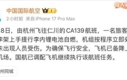 国航客机空中惊魂，亲历者讲述起火事件