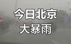 北京暴雨肆虐，城市陷入痛城模式