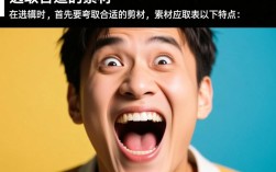 如何巧妙剪辑表情夸张视频，使其更具视觉冲击力？