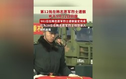 第12批志愿军烈士遗骸荣归故里