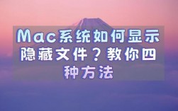 Mac上如何操作才能显示那些被隐藏的文件？