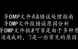 导dmp文件报错？揭秘常见问题及解决方法！