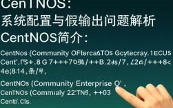 CentOS系统出现假输出问题，是配置错误还是软件bug？解决方法是什么？
