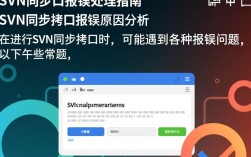 SVN同步拷贝时频繁报错，究竟是什么原因导致的问题？