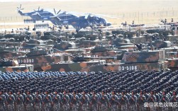 钢铁洪流盛况，阅兵现场震撼呈现
