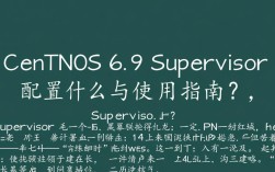 CentOS 6.9环境下Supervisor的配置与管理指南