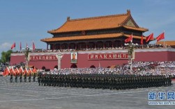 九三阅兵，天安门广场盛装迎观礼，庄严布景正式揭幕
