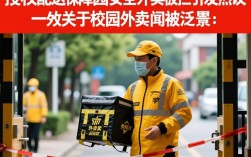 校园外卖配送权之争，校方唯一授权方拦截外卖服务
