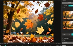 如何巧妙剪辑树叶掉落画面，打造引人入胜的视频效果？