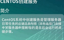 CentOS创建服务时，有哪些常见步骤和注意事项？