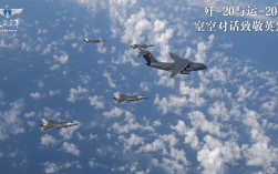 运-20载歼-20同框，空中英豪，致敬护航英雄