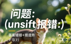 unshift方法使用错误排查与解决指南