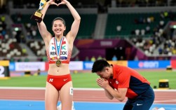吴艳妮夺冠瞬间，向观众比心鞠躬感动全场