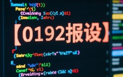 解决0192报错，诊断与修复指南