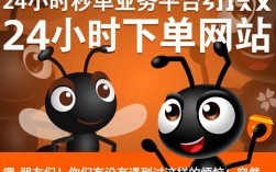蚂蚁24小时秒单业务平台，全天候下单服务网站