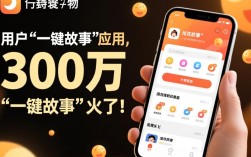 月活300万，一键故事APP爆火全网！