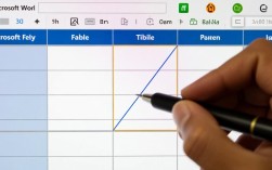 Word表格斜线绘制技巧