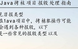 Java项目拷贝过程中错误处理指南