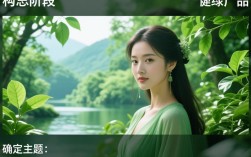 如何巧妙剪辑青绿美人视频，打造清新自然视觉体验？