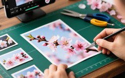 如何将桃花照片巧妙剪辑成一段迷人的视频呢？