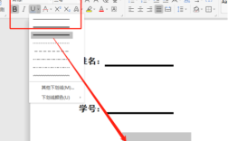 WPS文字添加下划线教程