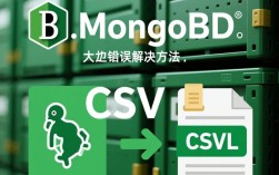 MongoDB导出CSV时频繁报错，是配置问题还是数据量过大导致的？解决方法有哪些？